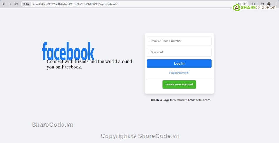 theme fb,theme login,theme register,theme giống fb